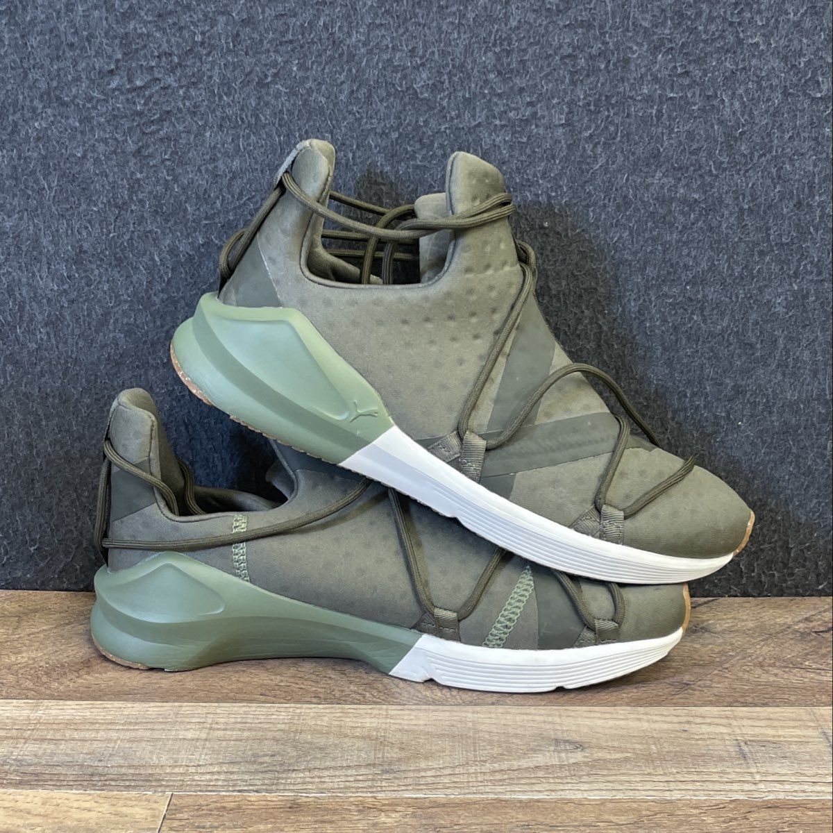 PUMA Fierce Rope Olive Green Women's High Top Training Sneaker Size 8