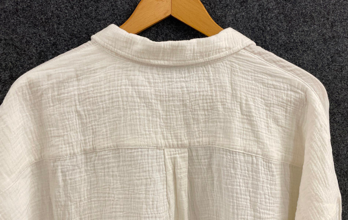 Torrid Women's Cotton Gauze Drop Shoulder Button Up Shirt NWT Sz 1X