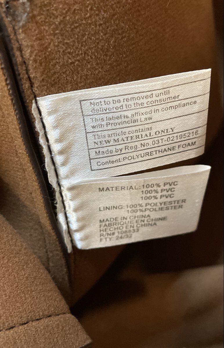 Tutilo New York Tan Pebbled Cinch Tote Bag Gold Hardware Large Handbag