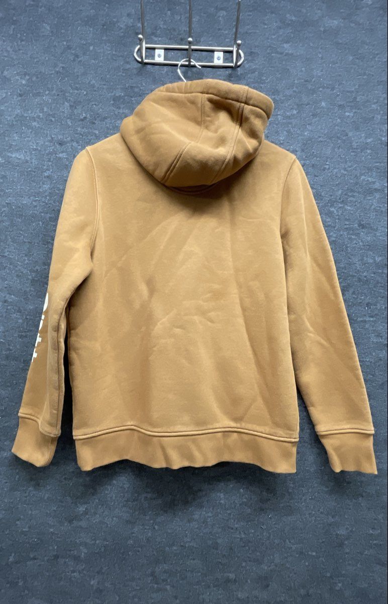 Carhartt Women's Brown Relaxed Fit Graphic Sleeve Hoodie Size M 8-10