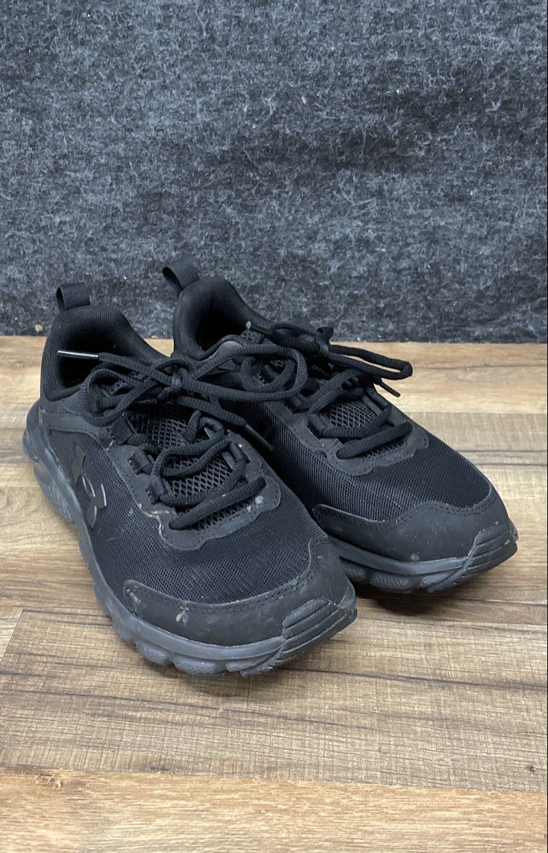 Under Armour Charged Pursuit 2 Triple Black Running Shoes Women's Size 8