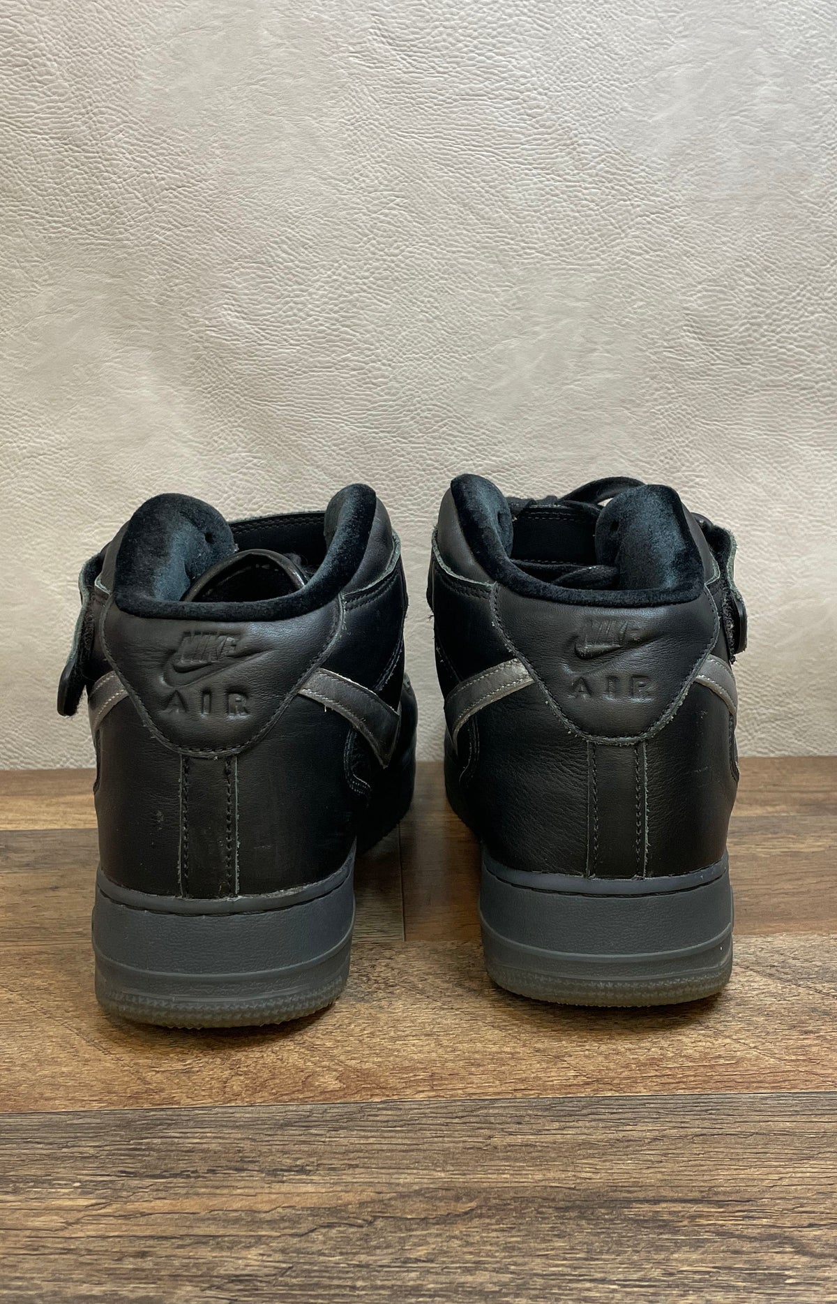 Nike Air Force 1 Mid '07 Black Metallic Silver Men's Size 11.5 DX3061-001