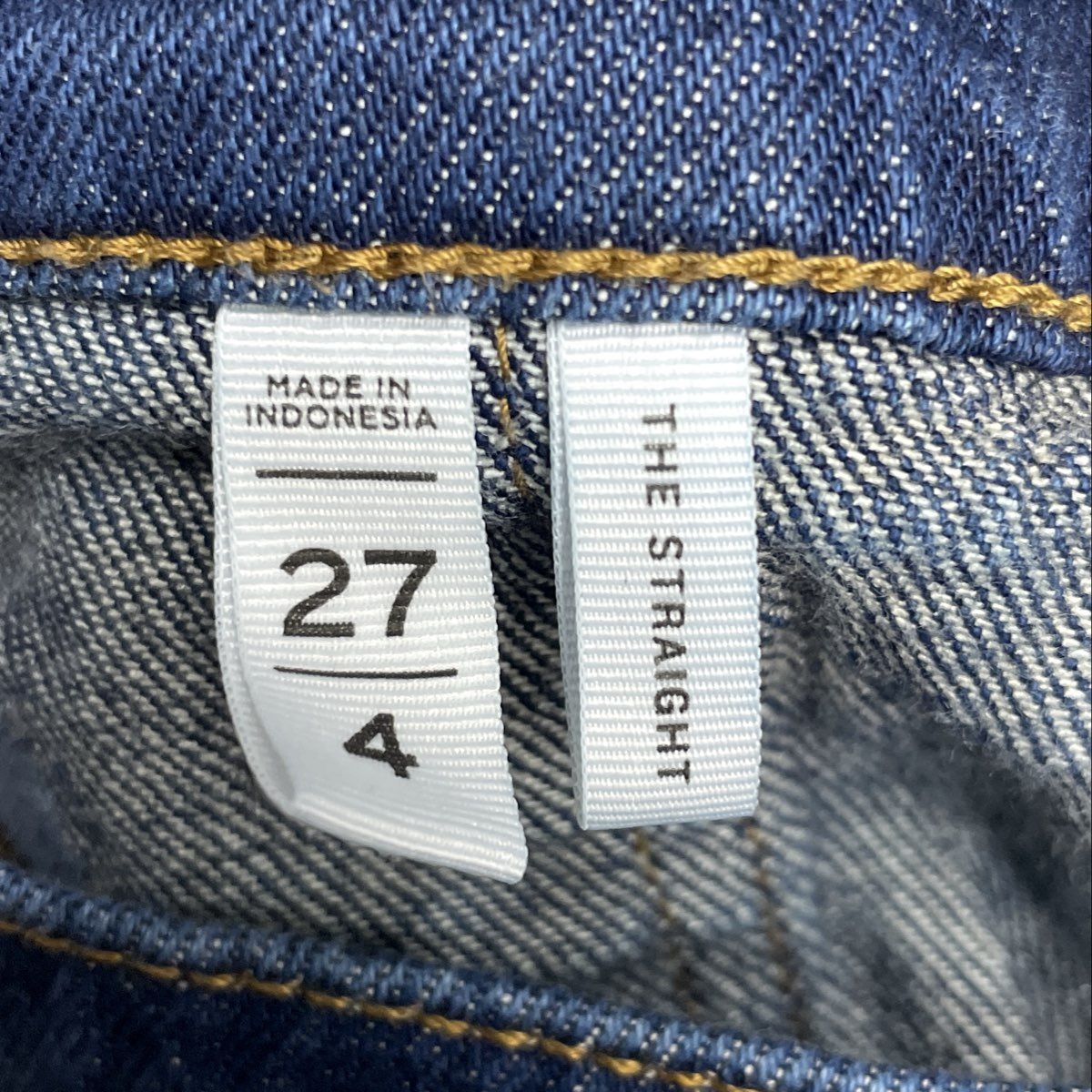 Loft Women's Blue High Rise The Straight Patch Pocket Denim Jeans Sz 4