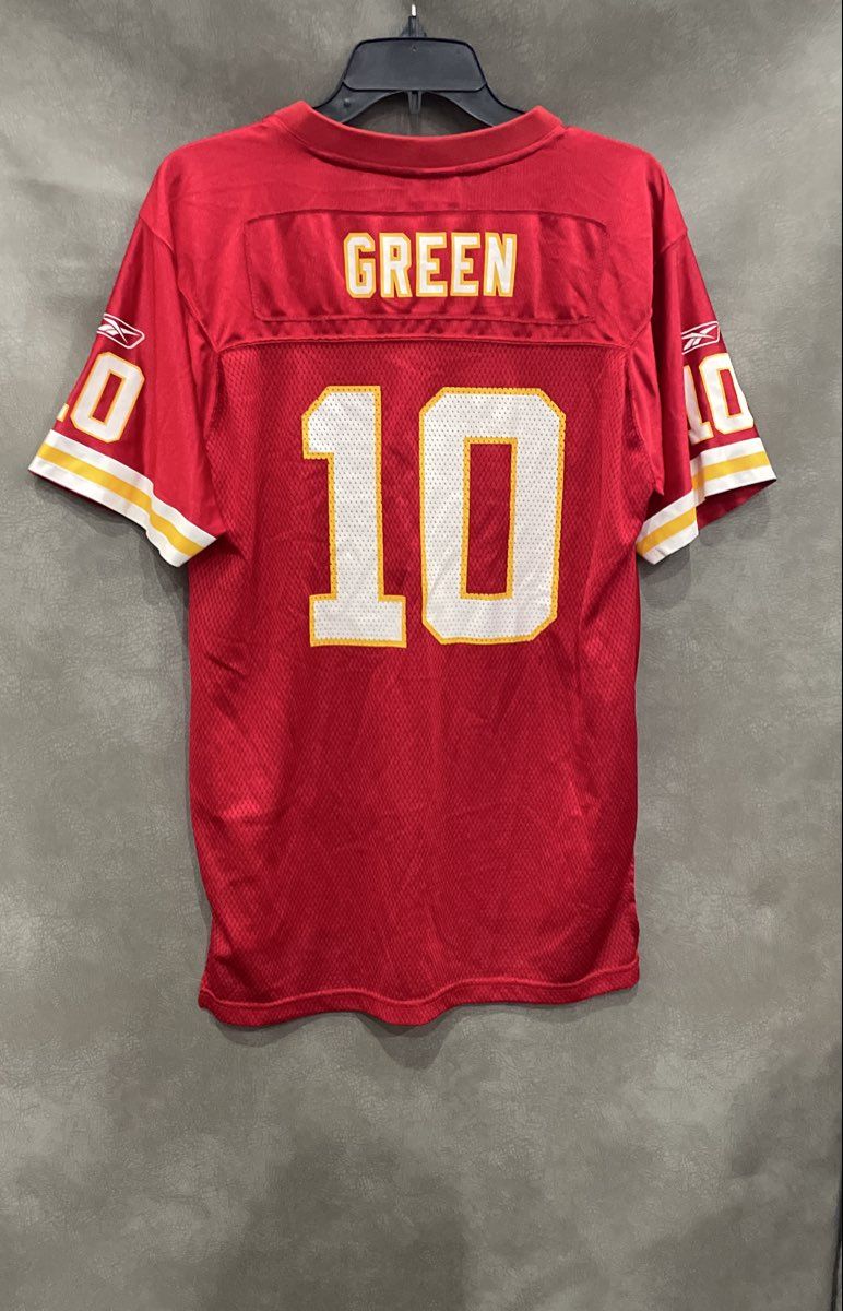 Vintage 2000s Reebok Kansas City Chiefs Trent Green #10 NFL Jersey Youth Sz XL