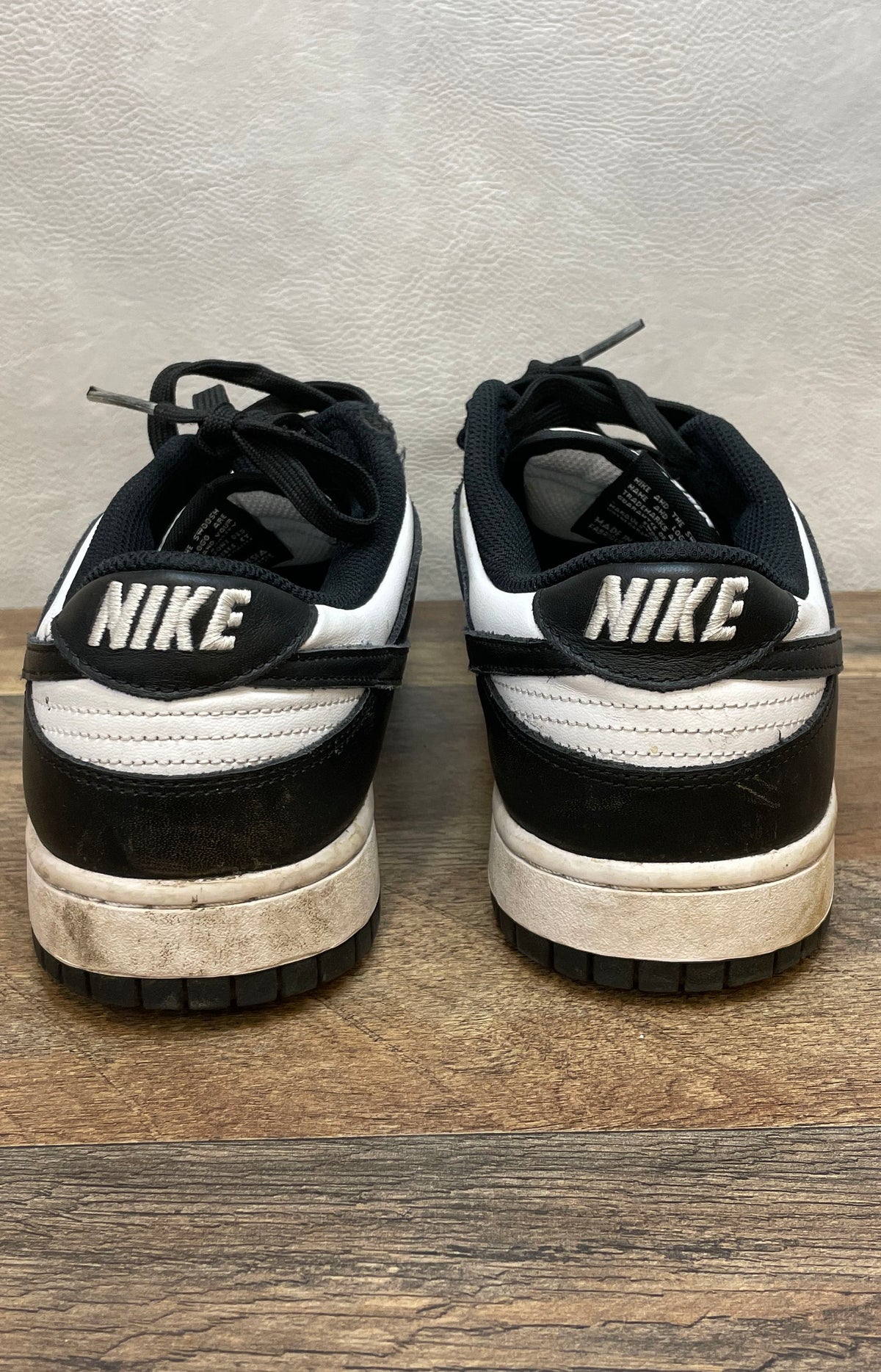 Nike Dunk Low Retro White Black Panda Sneakers Women's Size 12