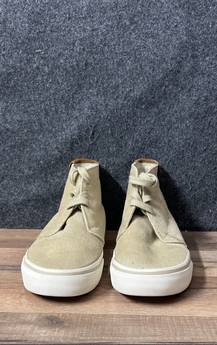 Polo Ralph Lauren Talin Tan Corduroy High Top Sneakers Men's Size 9 D