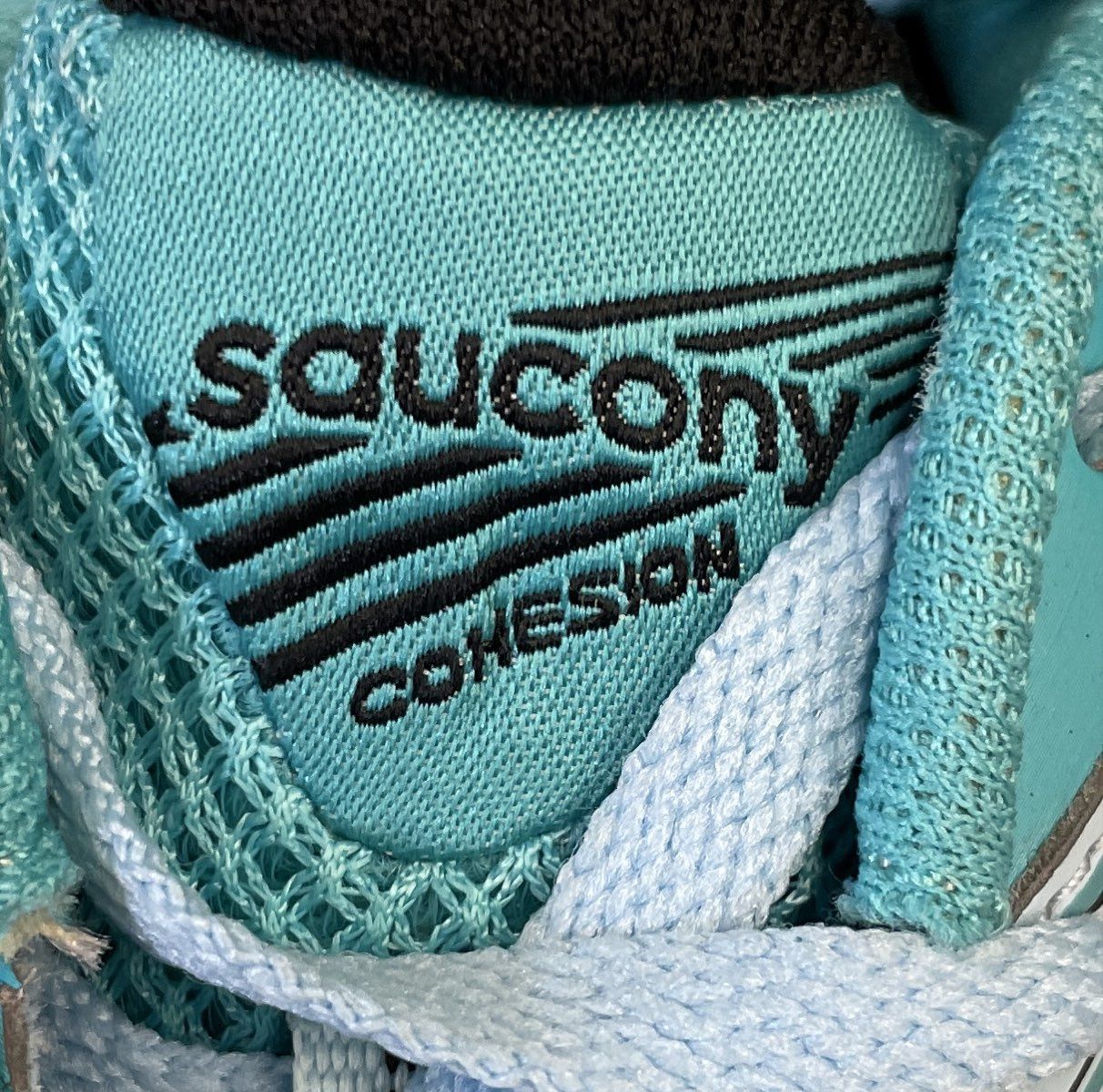 Saucony Cohesion 14 Teal Silver Women's Running Shoes Size 8.5