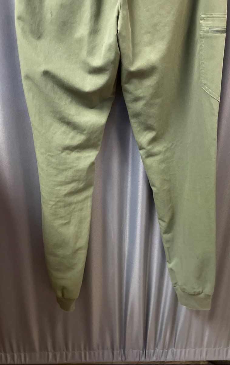 Figs Women's Zamora Jogger Scrub Pants Green Drawstring Cargo Sz M Tall