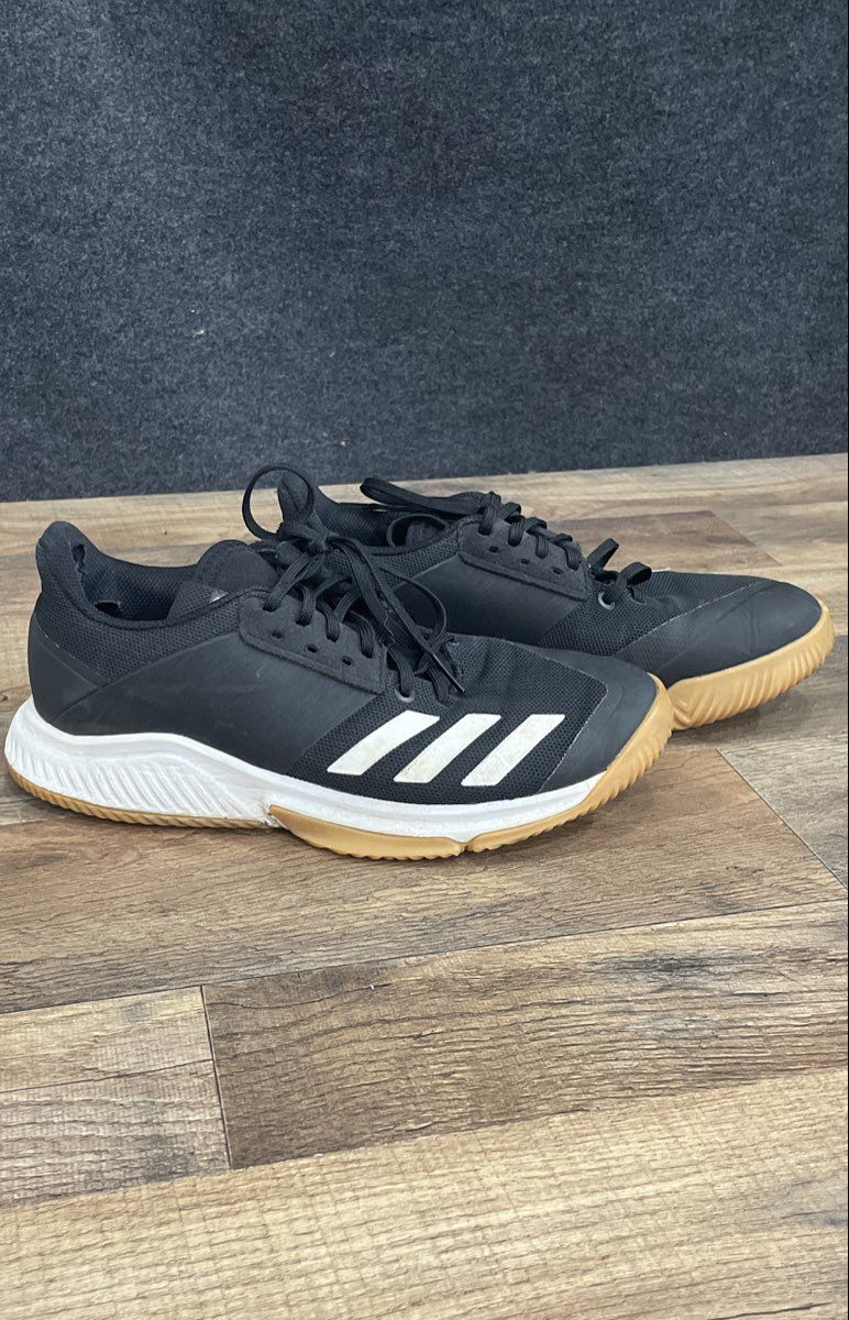 Adidas Court Team Bounce Black White Gum Volleyball Shoes Womens Size 7