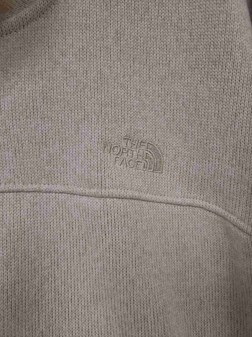 The North Face Men's Beige Circular Design 1/4 Zip Fleece Pullover Sz 3X