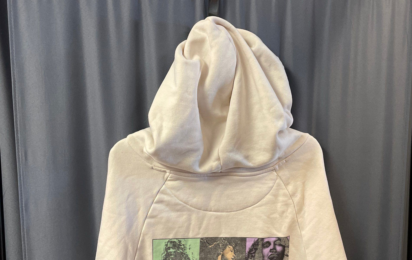 Taylor Swift The Eras Tour Cream Pullover Hoodie Graphic Official Merch Sz L