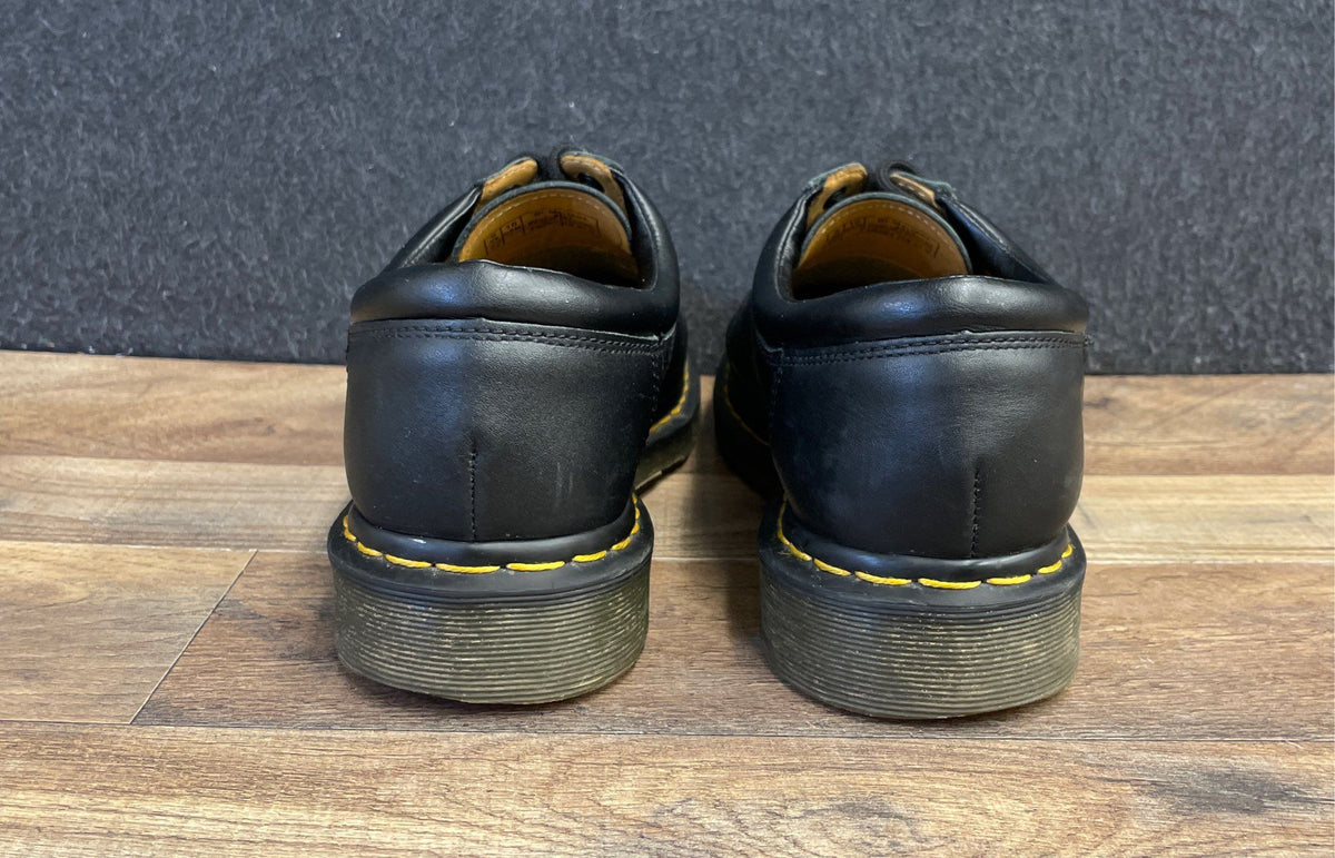 Dr. Martens 8053 Black 5-Eye Padded Collar Shoes Men's Size 10