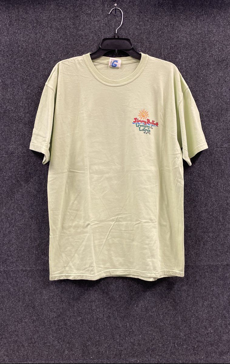 Comfort Colors Jimmy Buffett Men's Lounging at the Lagoon 2012 T-Shirt Sz L