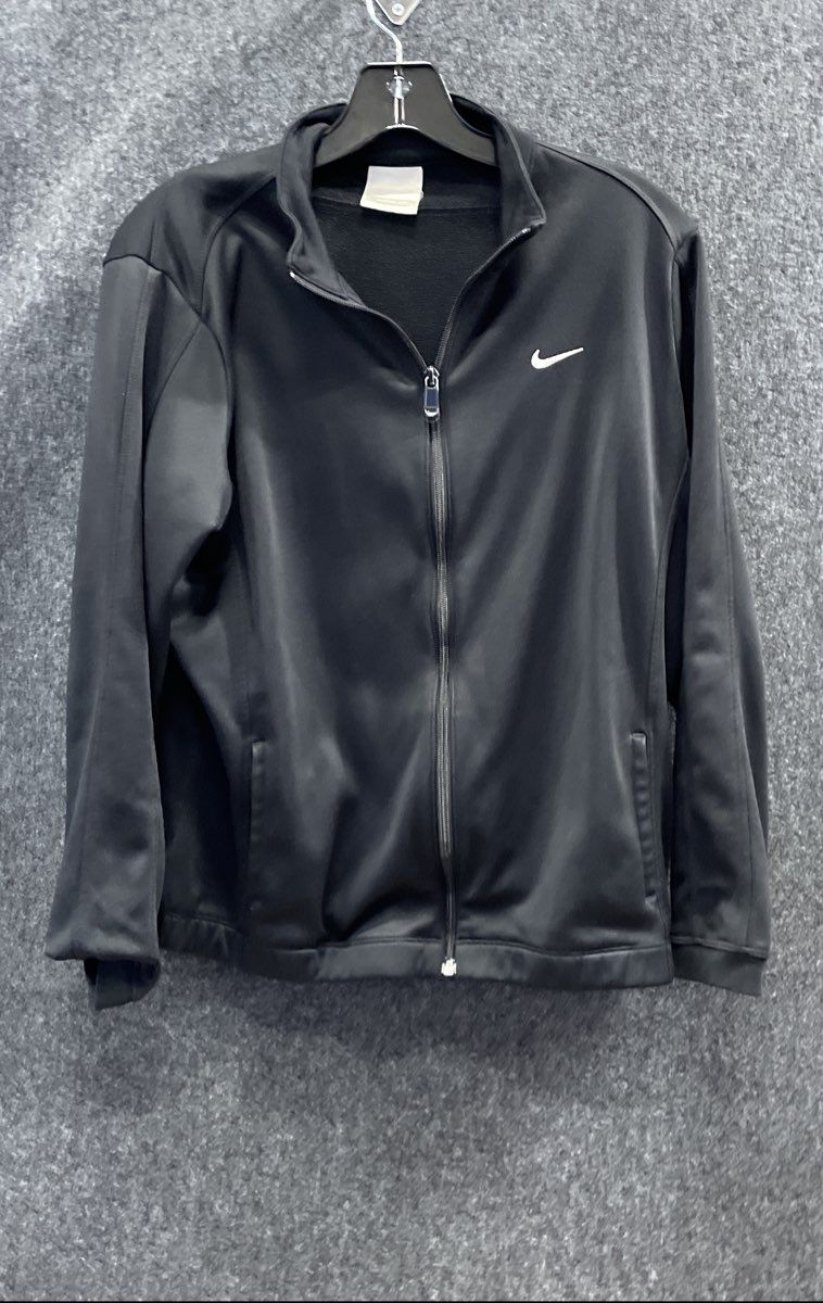 Nike Golf Women's Black Therma-FIT Full Zip Mock Neck Fleece Jacket Sz L
