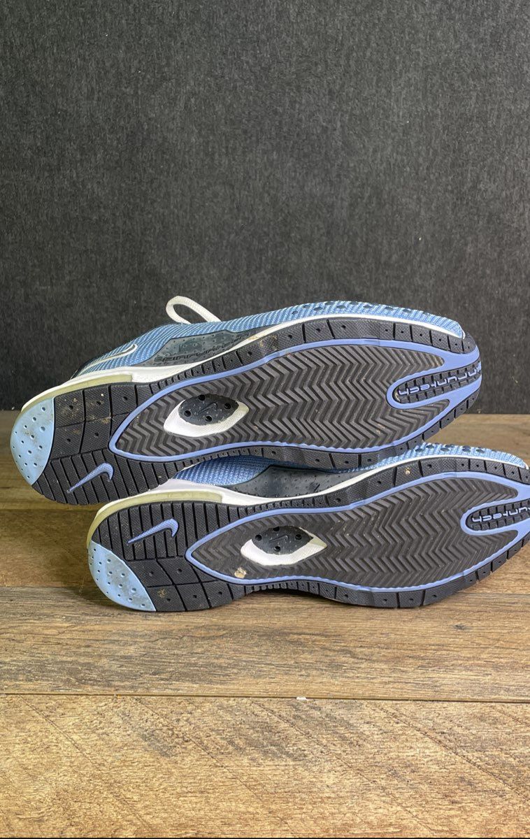 Vintage 2003 Nike Air Max Tailwind IV Light Blue Running Shoes Women's Size 7.5