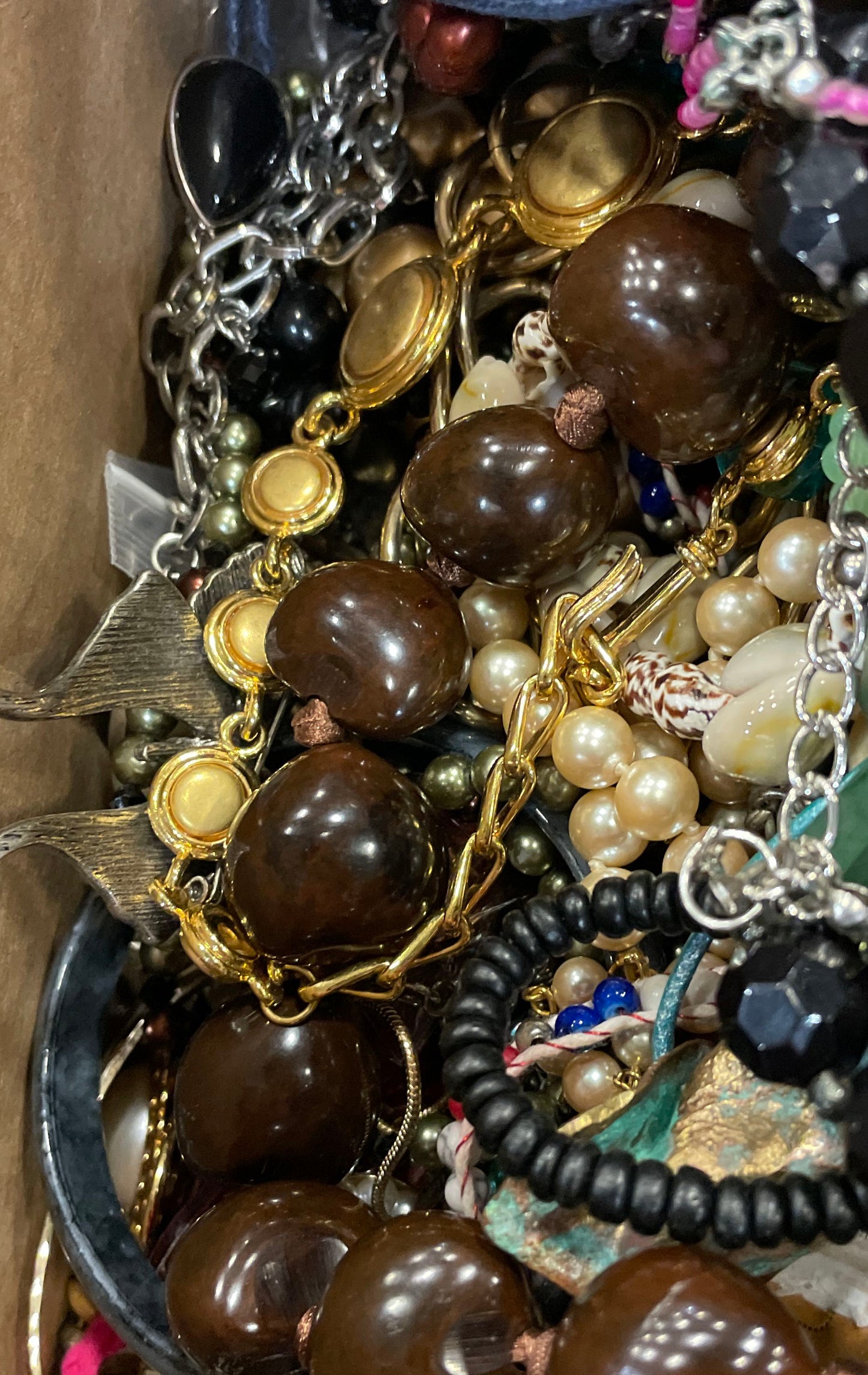 25.1 lb Lot of Assorted Costume Jewelry
