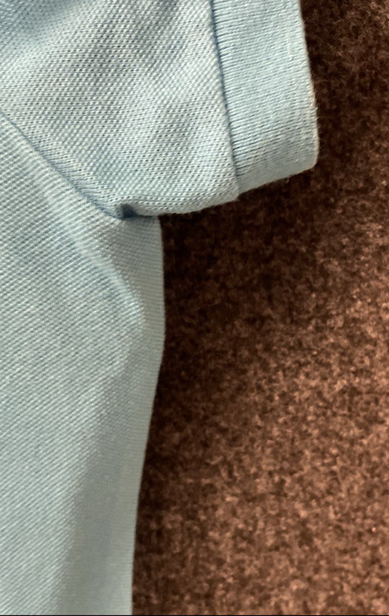 Lacoste Women's 4811L Light Blue Stretch Pique Short Sleeve Polo Shirt Sz 40