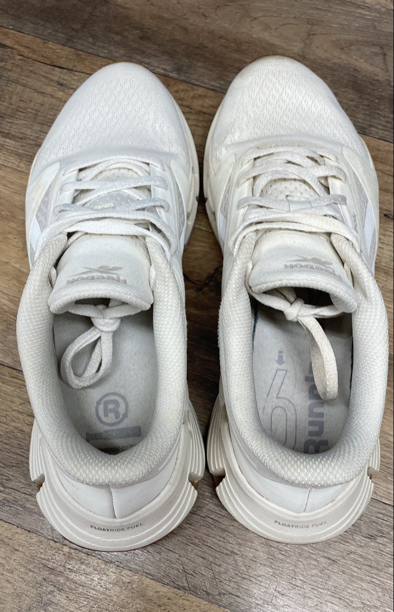 Reebok Zig Dynamica 5 Chalk White Gum Women's Running Shoes Size 8