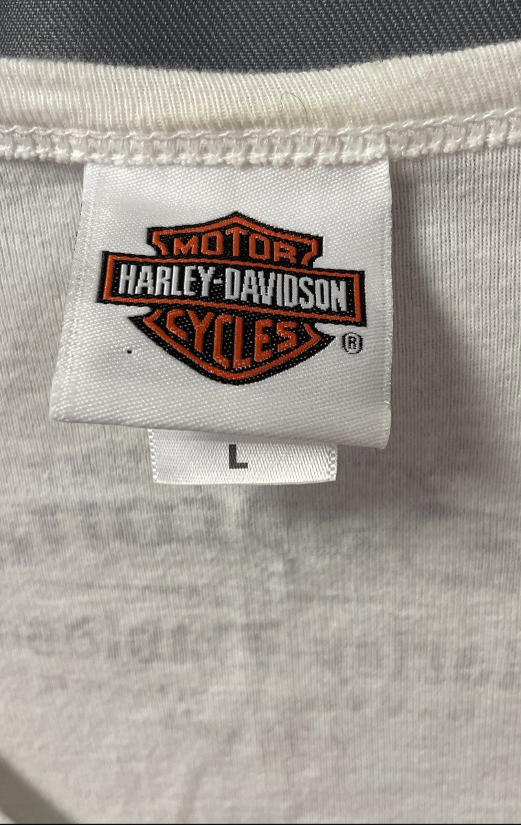 Vintage 2010 Harley-Davidson Daytona Beach Long Sleeve Studded T-Shirt Sz L
