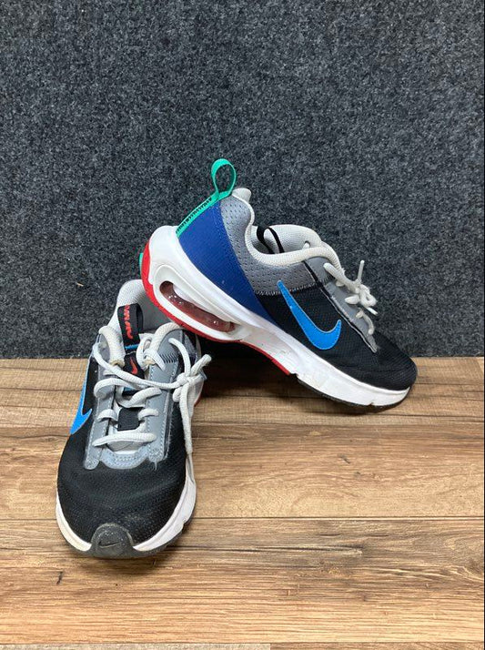 Nike Air Max SYSTM GS Black Photo Blue Grey Kids Running Shoes Size 4Y