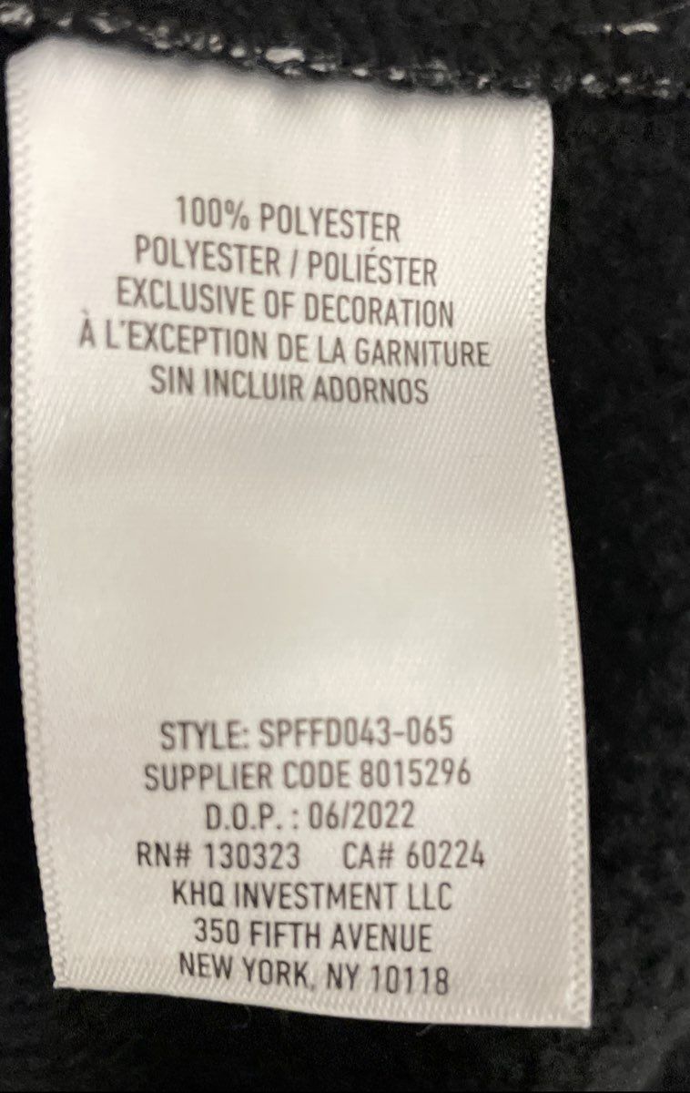 Spyder Men's Steller Full Zip Jacket Gray Black Hybrid Marl Size Medium