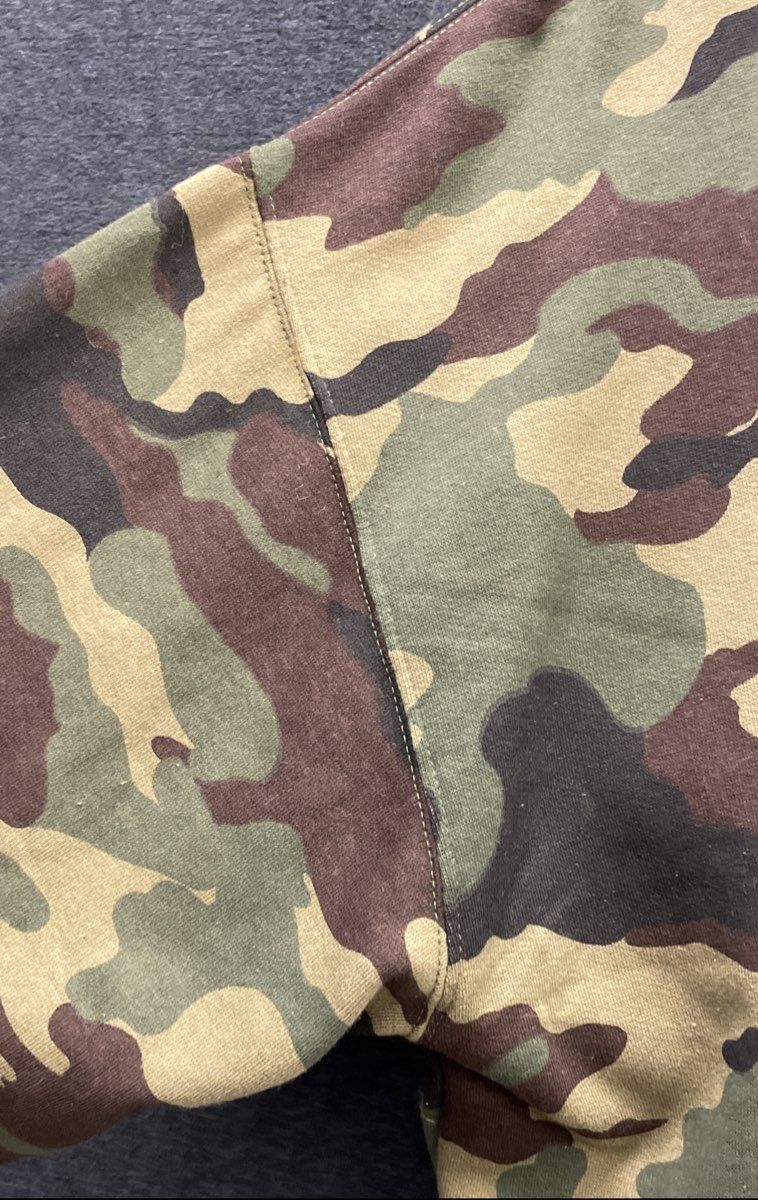 Active Force by Omni Men's Woodland Camo Full Zip Thermal Lined Hoodie Sz XL