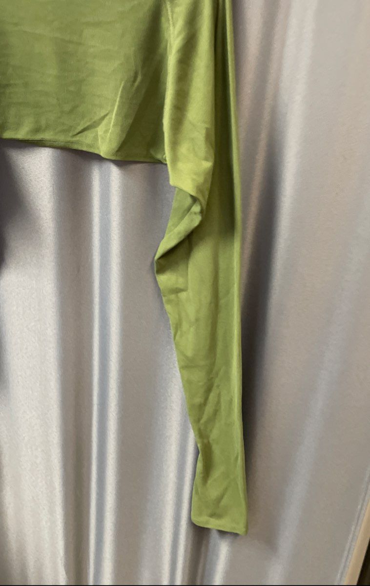 Splits59 Women's Green Airweight Shrug Bolero Long Sleeve Thumbholes D3099