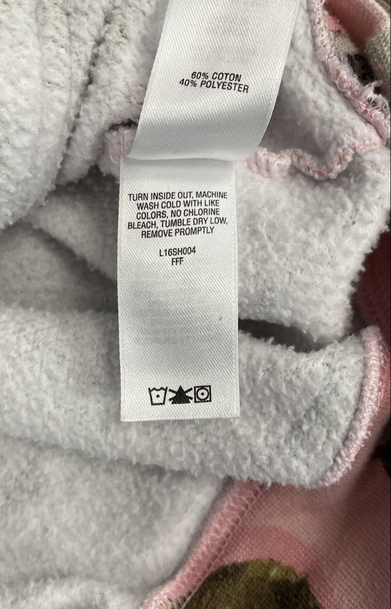 Cabela's Women's Pink Realtree Camo Fleece Pullover Hoodie Sweatshirt Sz S
