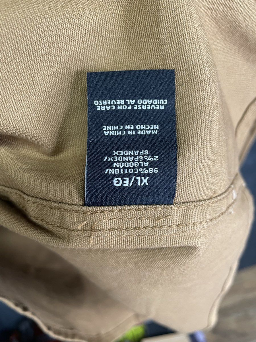 Tony Hawk Men's Tan Full Zip Cotton Blend Skate Chore Jacket Size XL