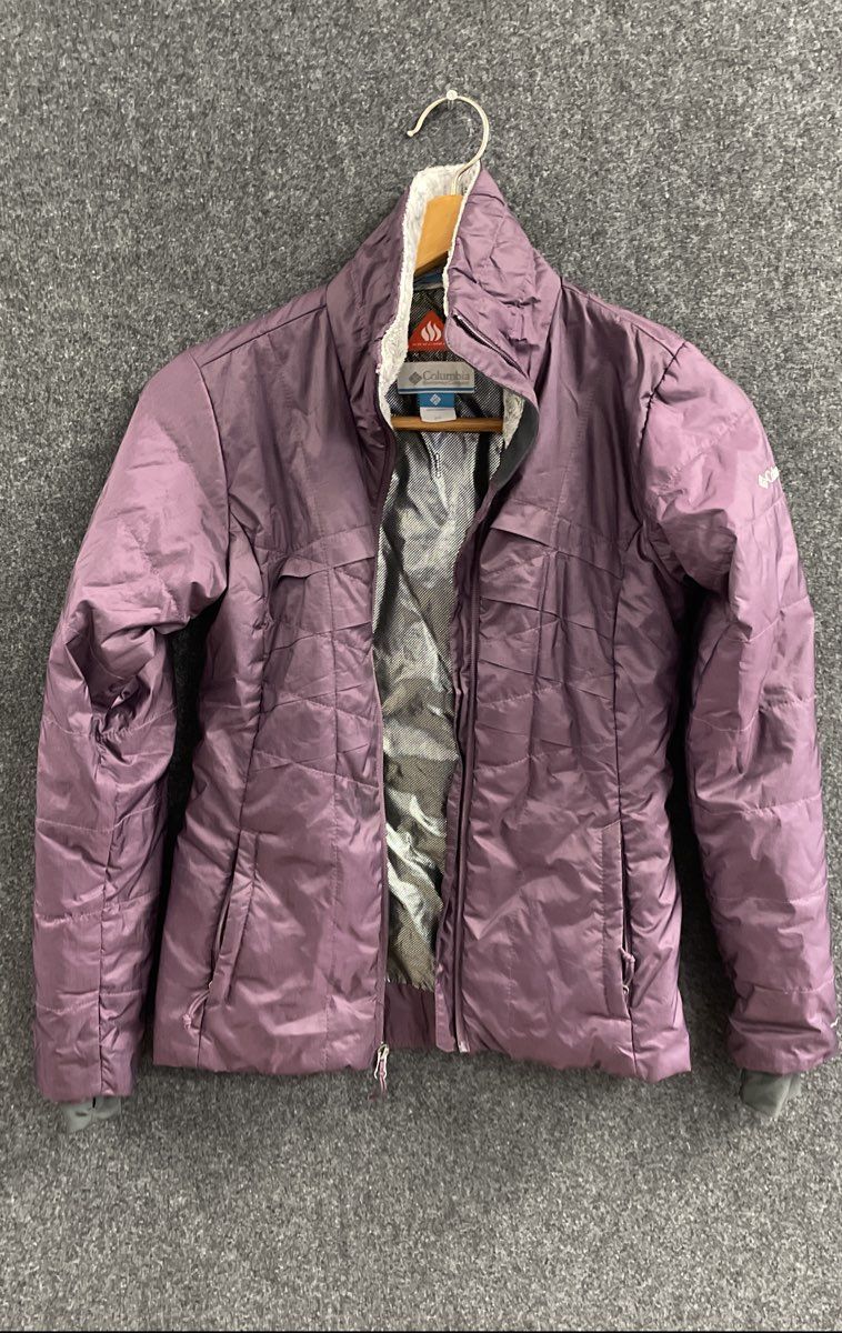 Women's Size XS Purple Columbia Omniheat Insulated Zip Up Jacket