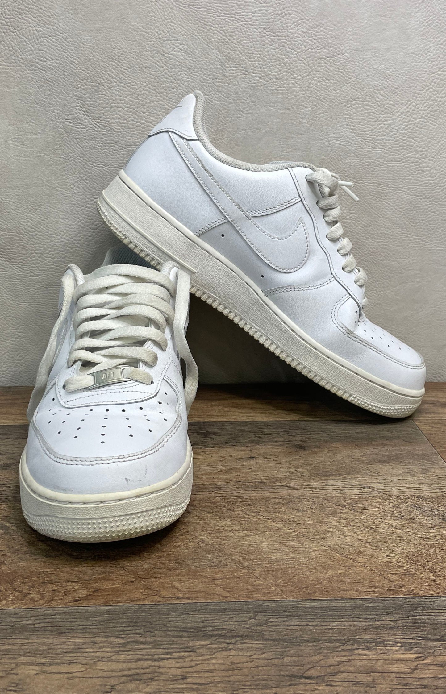 Nike Air Force 1 '07 Low Triple White Men's Sneakers CW2288-111 Sz 10
