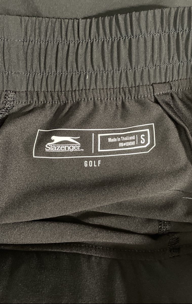 Slazenger Women's Black Active Golf Skort Skirt Stretch Pockets Sz S