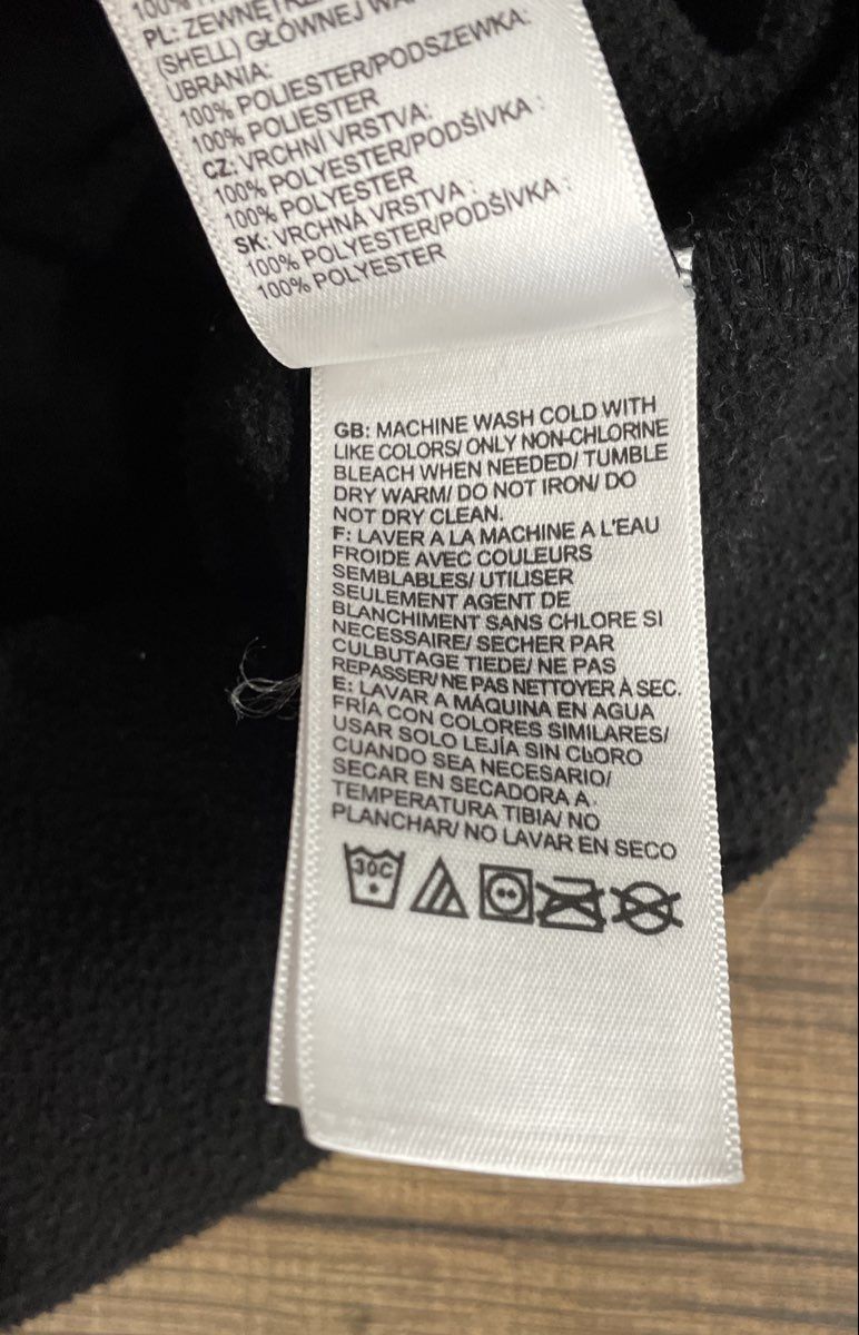 The North Face Men's Black Half Dome Pullover Hoodie Screen Print Logo Sz S