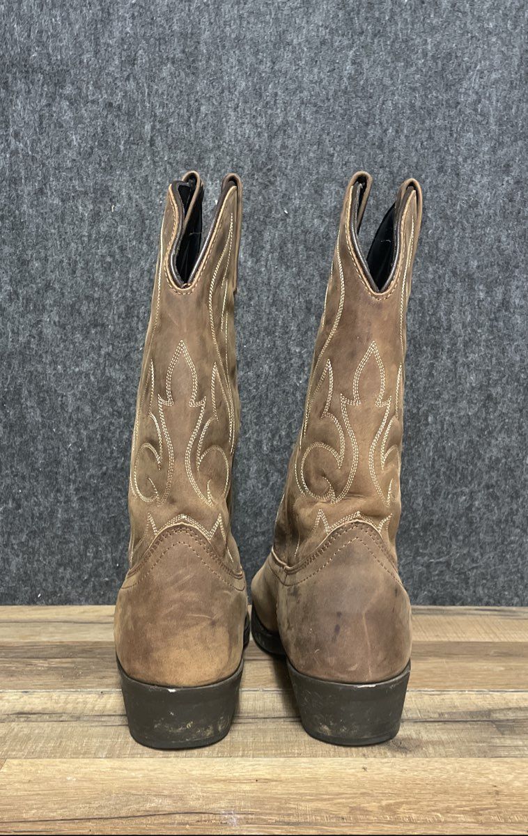 Masterson Boot Co. RB876 Brown Leather Western Cowboy Boots Men's Size 11.5 D