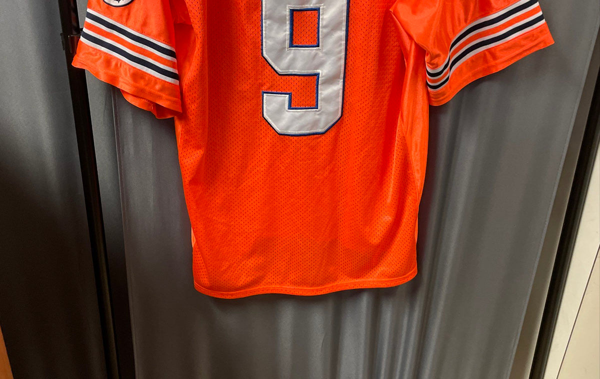 The Waterboy Men's Orange Bobby Boucher #9 Mud Dogs Bourbon Bowl Jersey Sz XL