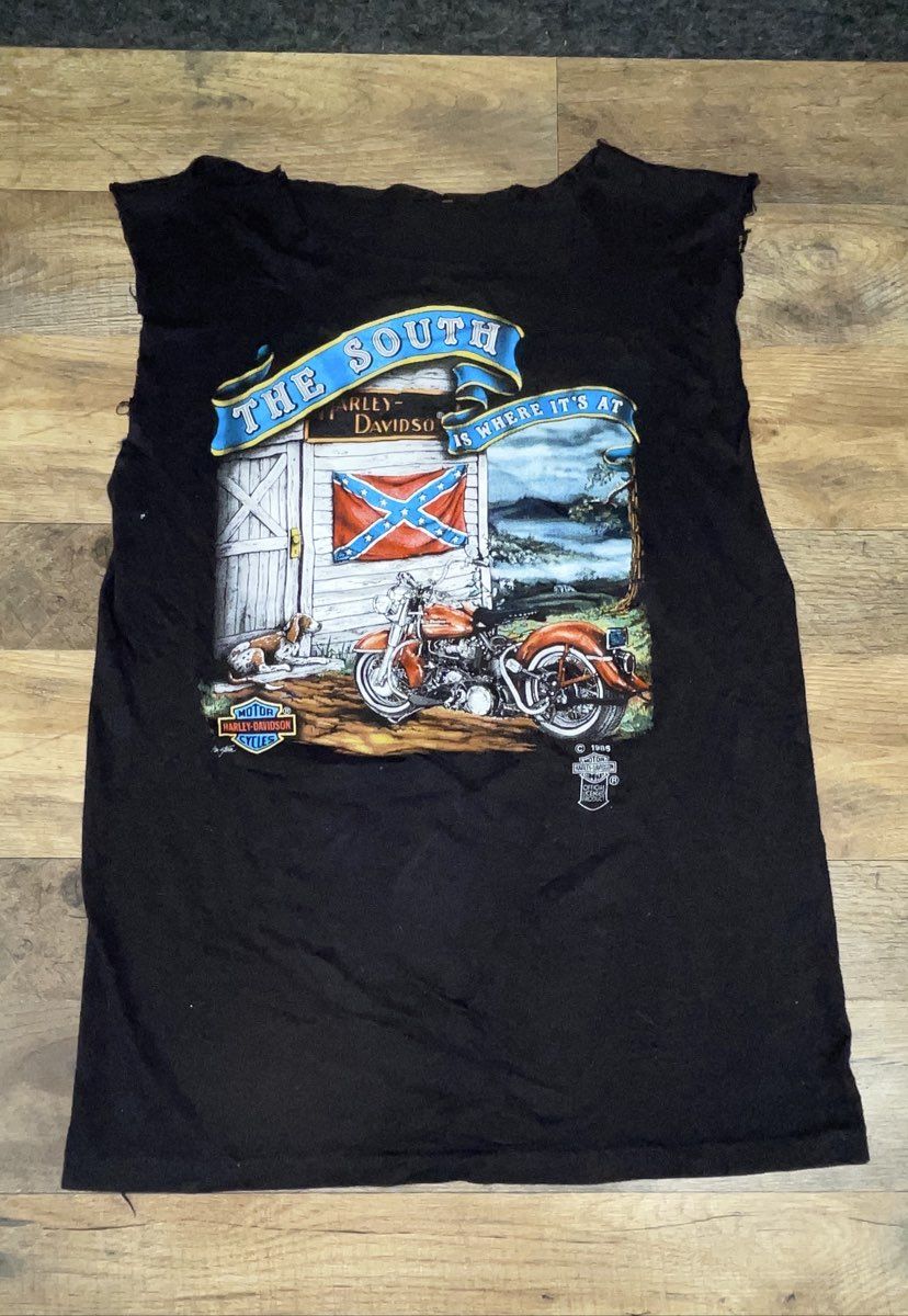 Vintage 2002 Harley-Davidson Orlando Florida Map T-Shirt NWT Made in USA Sz M