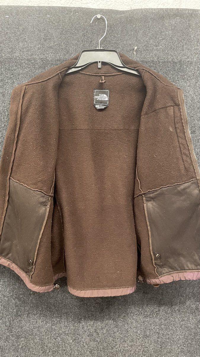 The North Face Women's Denali Fleece Jacket Brown Polartec Full Zip Sz Large