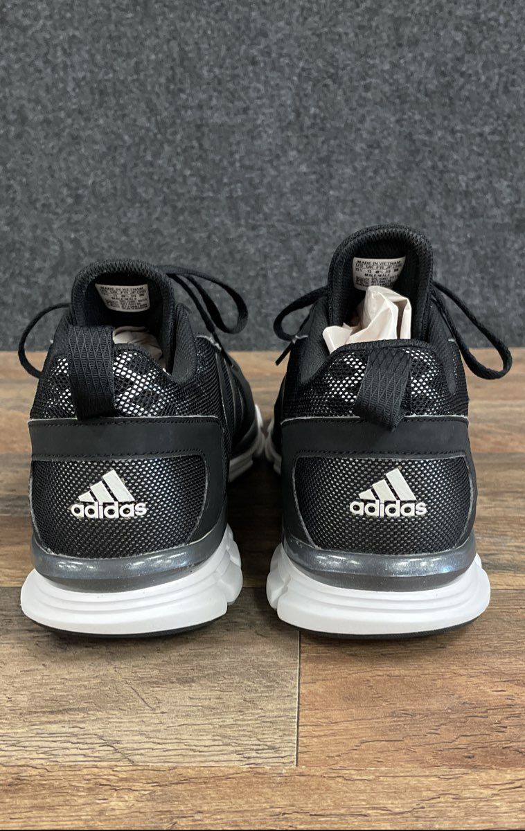 Adidas Speed Trainer 2 Black Metallic Silver White Men's Size 13.5
