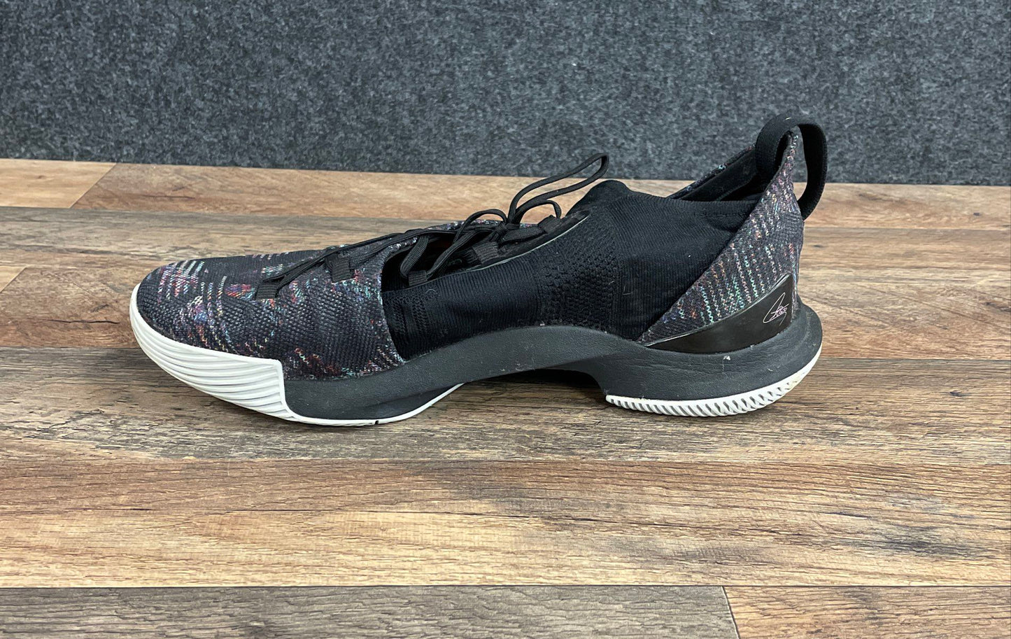 Under Armour Curry 5 Tokyo Nights Black Multi Basketball Shoes Men's Size 13
