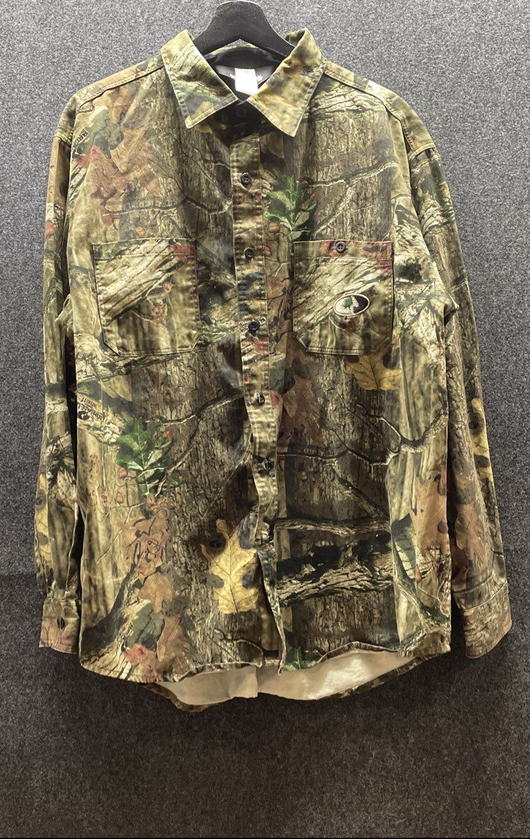 Mossy Oak Pursuits Men's Break-Up Infinity Camo Vented Hunting Shirt Size XL