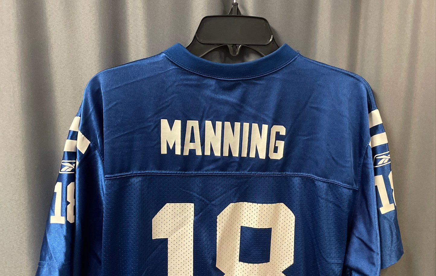 Reebok Youth Indianapolis Colts Peyton Manning #18 NFL Football Jersey Blue XL