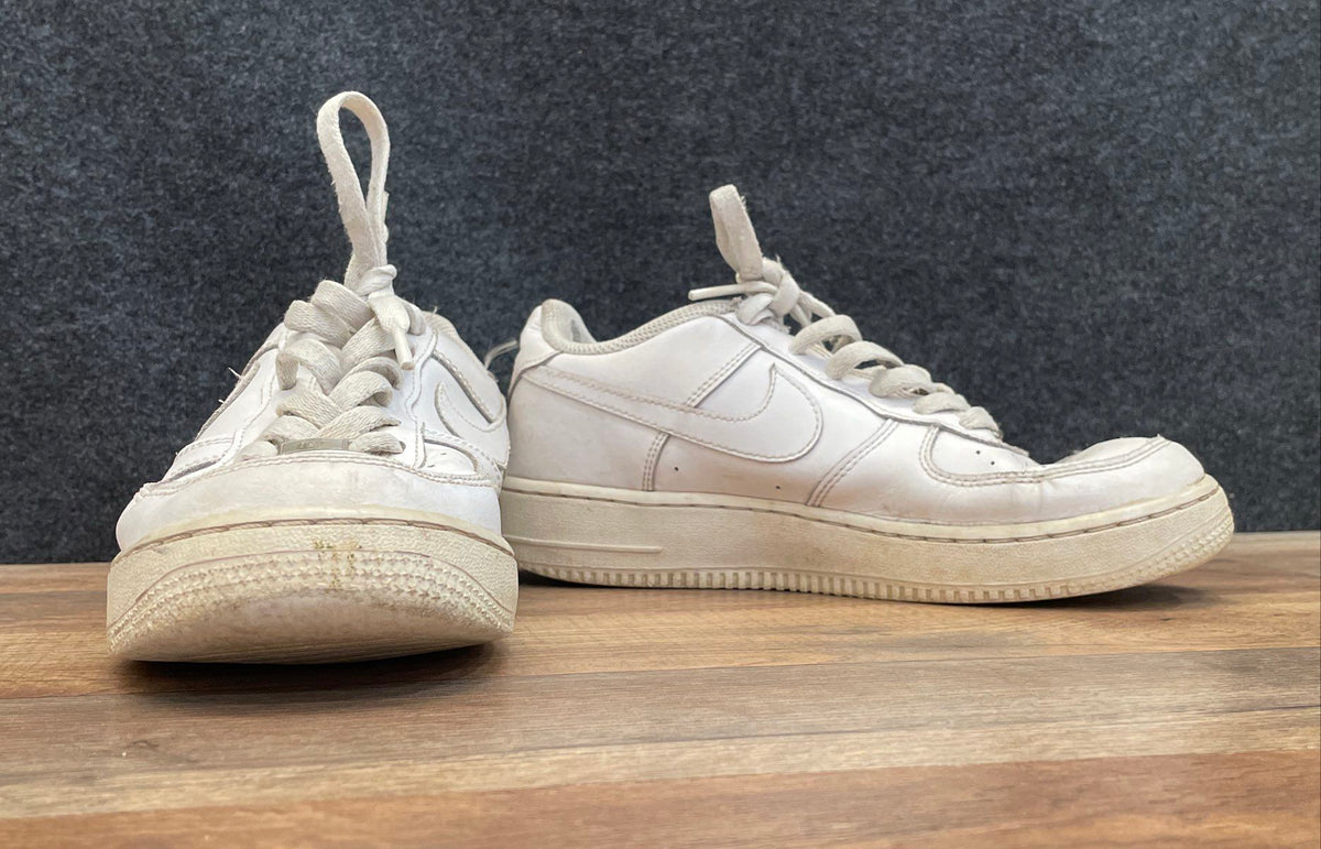 Nike Air Force 1 Low Triple White Youth Sneakers Size 6.5Y