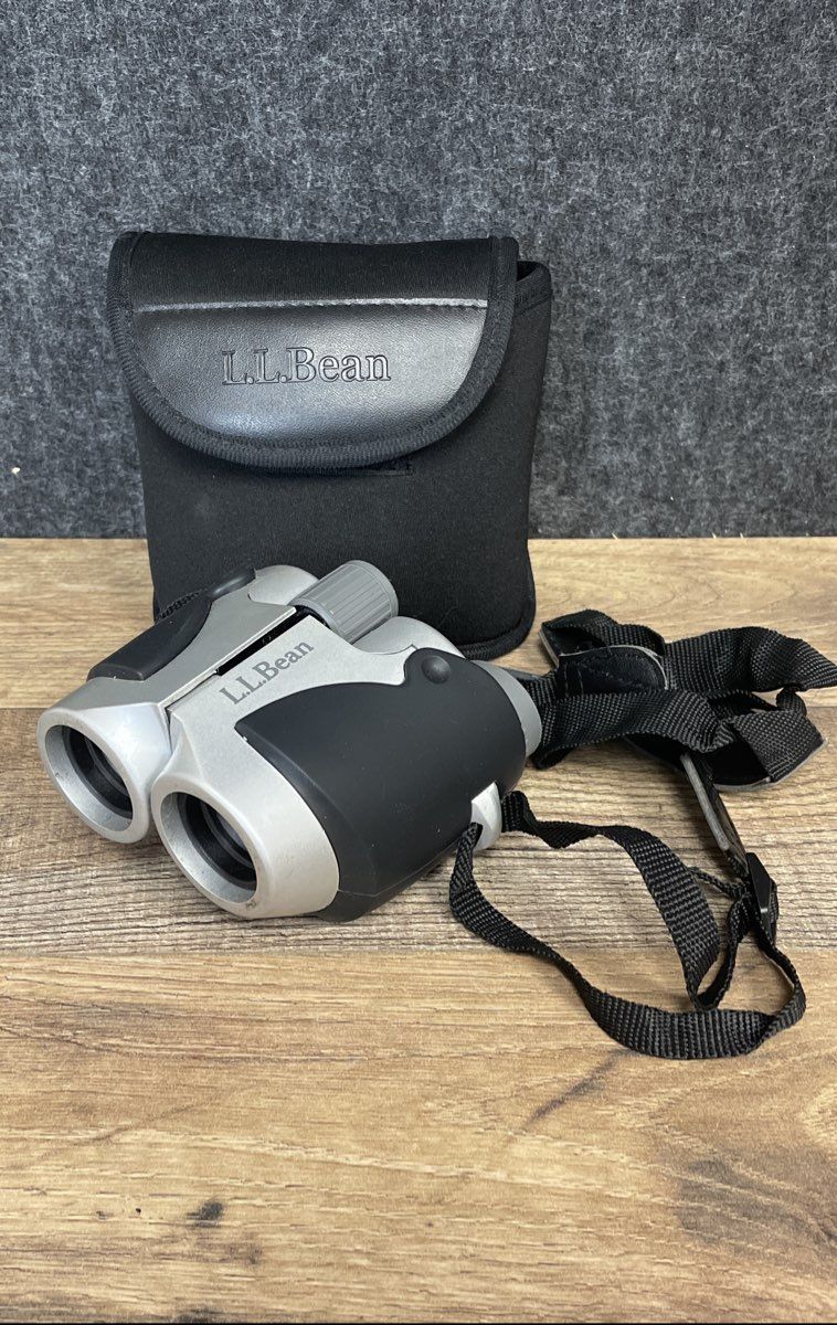 Vintage L.L. Bean Bushnell Discovery 8x25 Compact Binoculars SPL0825CH Case