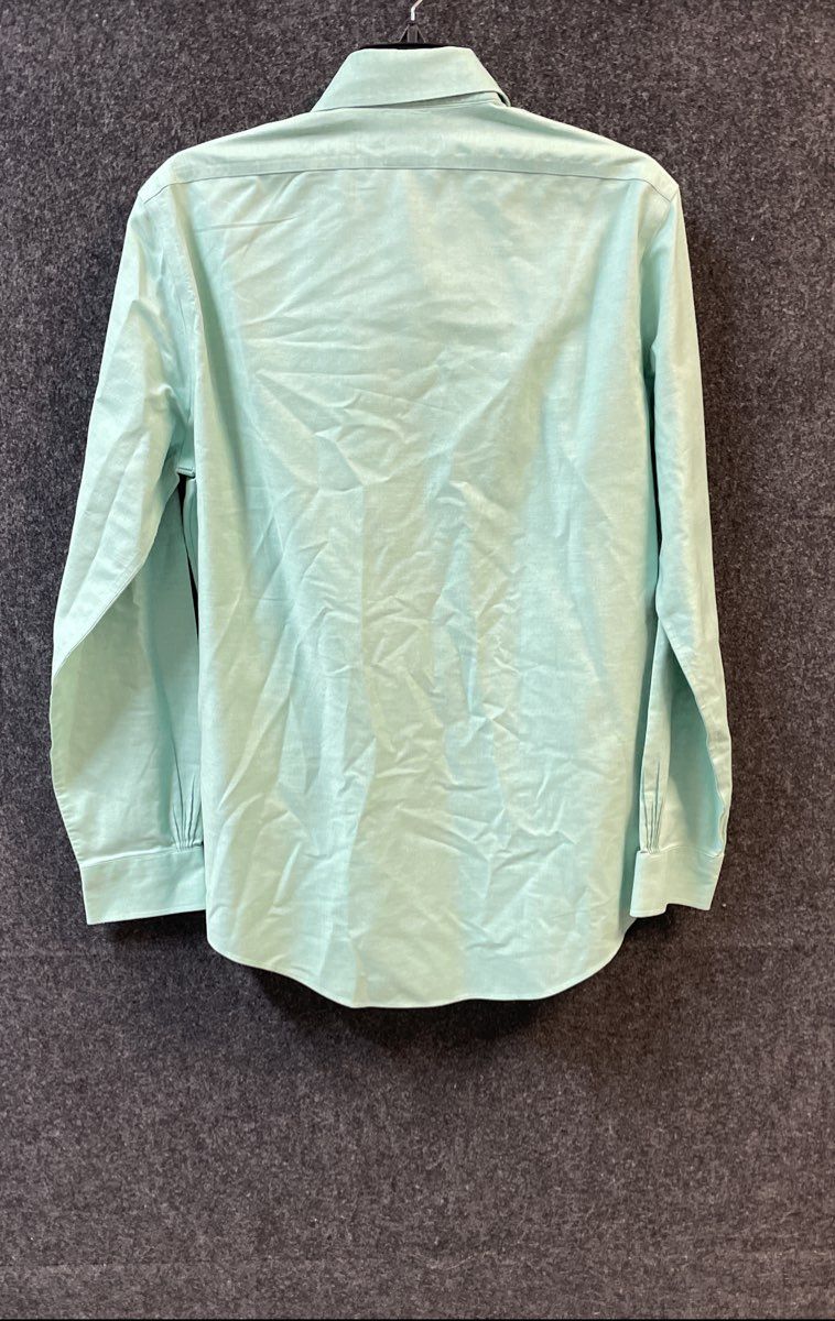 Brooks Brothers Men's Mint Green Madison Fit Non-Iron Button Down Shirt Sz M