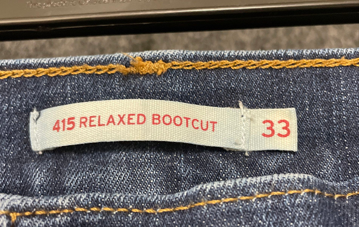 Levi's Women's 415 Relaxed Bootcut Jeans Dark Wash Blue Denim Sz 33x32