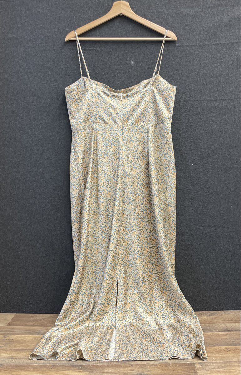 Park & Fifth Women's Maxine Maxi Dress Marigold Floral Cowl Neck NWT Sz XXL
