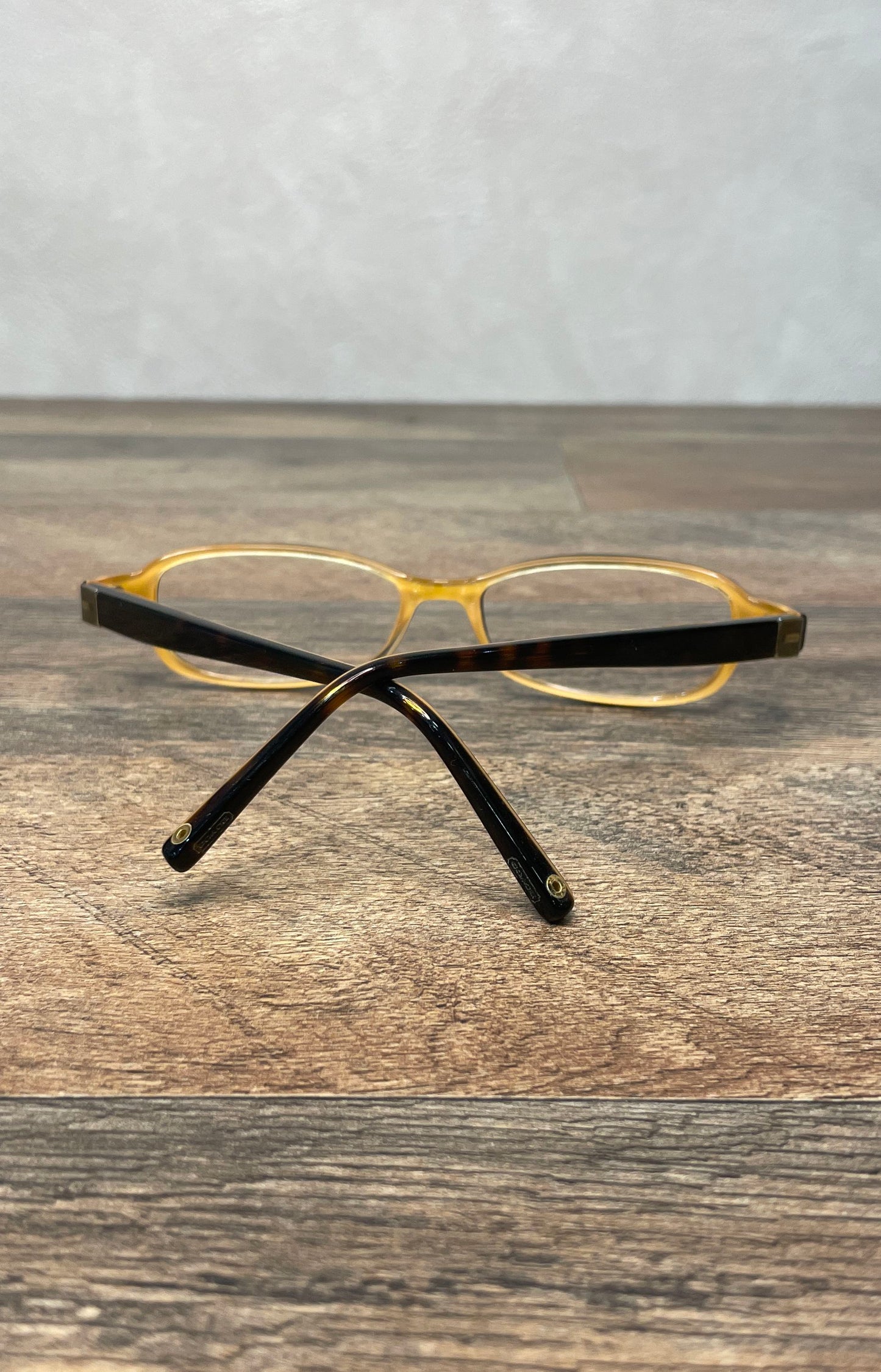 Coach Marlie 533 Tortoise Eyeglasses Frames Signature C Pattern Women