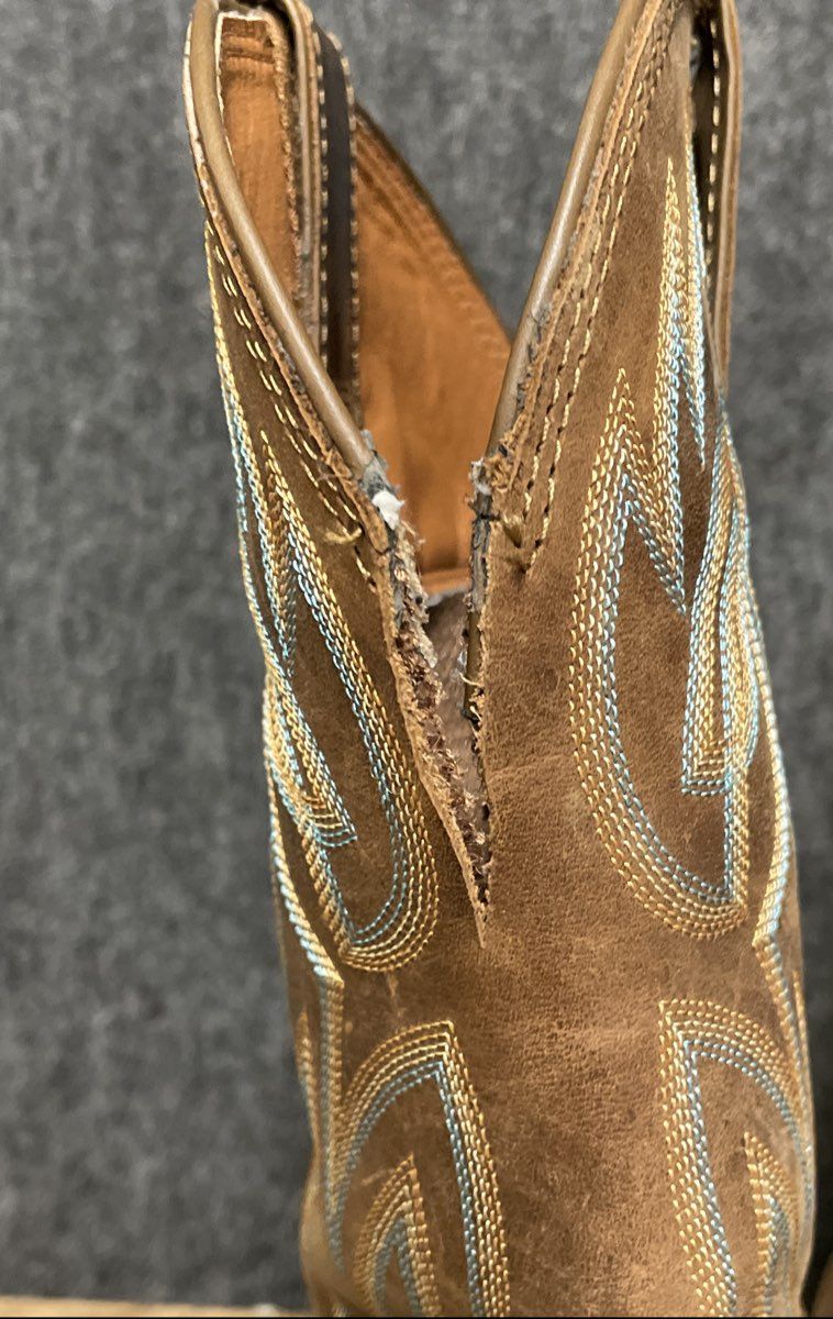 Justin Men's Rendon 11" Western Boots Brown Pecan Leather Size 12EE