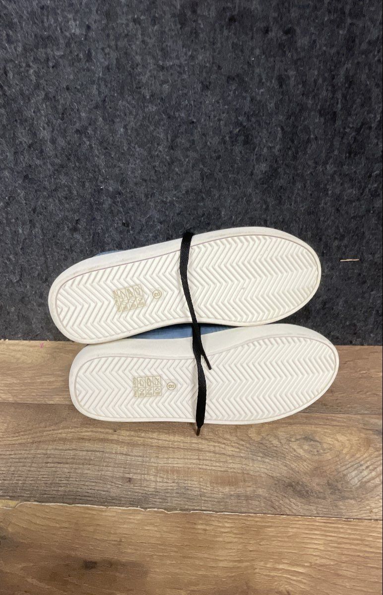 Journee Collection Camila Blue Croc Fashion Sneakers Women's Size 8 Wide