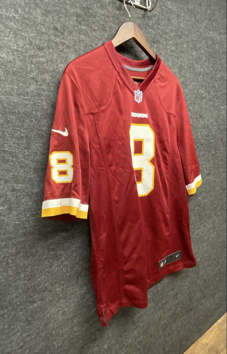 Nike Washington Redskins Kirk Cousins #8 NFL Game Jersey Burgundy Men's Sz M